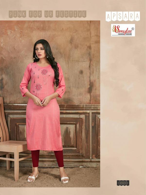 Smylee Apsara Fancy Rayon Embroidery Kurti 